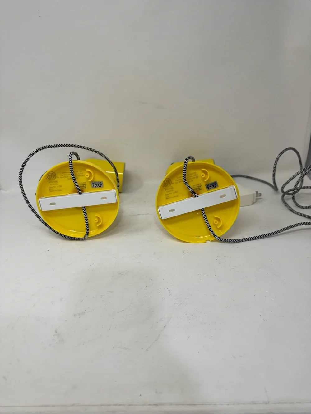 Vintage IKEA, yellow giraffe lamps set of 2 KRUX designed by Monica Mulder